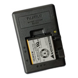 Kit Carregador Mais Bateria Original Fuji Np-50 Np50