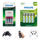 Kit Carregador Sony +8 Pilhas Aa2500mha