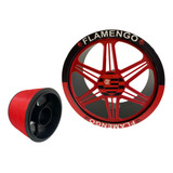 Kit Carretilha Carretel De Linha 26cm Mais 3000 Jardas Nylon