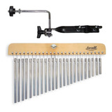 Kit Carrilhão Torelli 24 Barras Profissional + Suporte Clamp