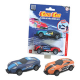 Kit Carrinho Brinquedo Miniatura Carro C/ Fricção Bate Pula Cor Colorido