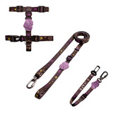 Kit Carro Cães:cinto De Segurança+ Peitoral H+guia Longa 