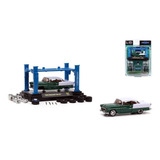 Kit Carro Chevrolet Bel Air 1955 1:64 M2 Machines Verde
