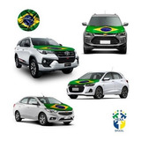 Kit Carro Torcedor C/ Bandeiras P/