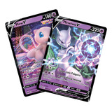 Kit Carta Pokémon Mewtwo V E Mew V Pokémon Go