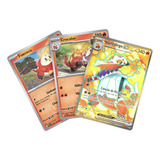 Kit Carta Pokémon Skeledirge Ex Full Art Crocalor Fuecoco