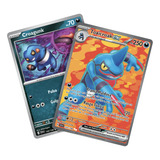 Kit Carta Pokémon Toxicroak Ex Full Art Croagunk
