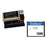 Kit Cartão Compact Flash 128mb Onefavor +adaptador Ide Fêmea