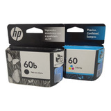 Kit Cartucho 60b Preto E 60 Color Hp F4280 F4580 C4780 D110a