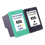 Kit Cartucho De Tinta Compativel Hp 92 / 93 1510 C3180 C4180