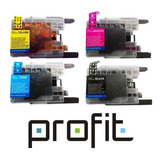 Kit Cartucho Tinta P/ Uso Em Brother Lc-79 Lc79 Mfc-j6510