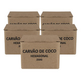 Kit Carvão De Coco Para Narguilé 5 Caixas - Atacado 