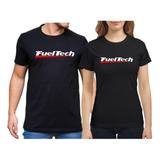 Kit Casal C/ 2 Camisetas Fuel Tech Motor Bateria Ft Sensor