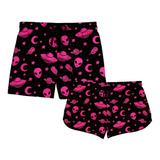 Kit Casal Short Et Alien Nave Mauricinho Ref0220