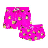 Kit Casal Short Praia Bob Esponja Estampado Ref0308