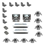 Kit Case 2-fecho Medio 2-alça 2-dobradiça 8-canto 8-m.junta