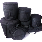 Kit Case Bag Capa Para Bateria 5 Peas Extra Luxo Acolchoada