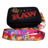 Kit Case Bag Puff Life Clássico Collab Raw + Cordão Grande