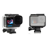 Kit Case Caixa Frame Estanque P/ Gopro Hero 9/10/11/12 Black