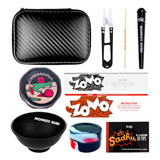 Kit Case Dichavador Seda Zomo Piteira Slick Cuia Tubete Mocó