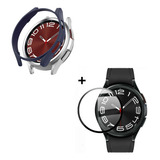 Kit Case + Película 3d Nano Para Galaxy Watch 6 Classic 47mm