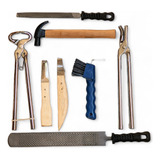 Kit Casqueamento Ferrar Grosa Pvc Martelo Loop Corte Duplo