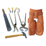 Kit Casqueamento Profissional Ferrageamento Cavalo Com