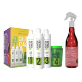 Kit Cauterização + Finalizador Vinagre De Maça Tróia Hair