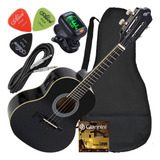 Kit Cavaco Giannini Elétrico Cs14 Bk Com Cabo Capa Palhetas