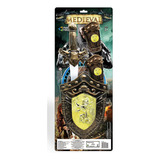 Kit Cavaleiro Medieval Espada, Escudo E Bracelete 3 Peças