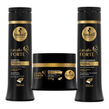 Kit Cavalo Forte 300ml Shampoo Condicionador Máscara Haskell