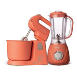 Kit Cellini Liquidificador + Batedeira Flamingo Cor Flamingo Voltagem 127v