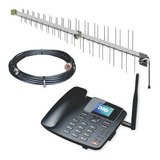 Kit Celular Rural 4g De Mesa Com Internet E Roteador Wifi