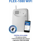 Kit Central De Alarme Flex-1080 Wifi + Controle
