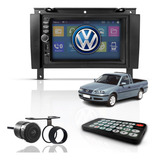 Kit Central Multimídia Mp5 2 Din Bt Espelha Dvd Saveiro G3