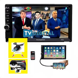 Kit Central Multimídia Mp5 2 Din Com Tv Digital Câmera De Ré
