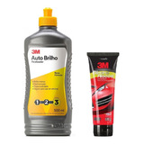 Kit Cera Auto Brilho 3m 500ml