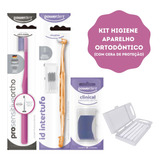 Kit Cera Ortodôntica E Escovas Aparelho Dental