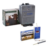 Kit Cerca Elétrica Zebu Zk80 + Voltímetro Digital Zebu