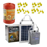 Kit Cerca Solar Zs20bi Bat Lítio+fio