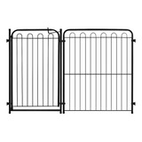 Kit Cercado Delimitador 82cm Altura Com Portão P/ Cães 1,27m