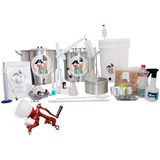 Kit Cervejeiro Cerveja Artesanal 20l + Moedor De Malte Disco