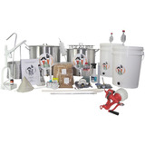 Kit Cervejeiro Cerveja Artesanal 40l + Moedor De Malte Disco