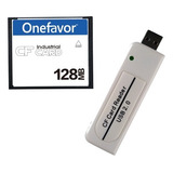 Kit Cf 128 Onefavor + Leitor Compact Flash Usb