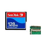 Kit Cf 128mb Sandisk + Adaptador