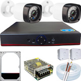 Kit Cftv 2 Cameras De Monitoramento