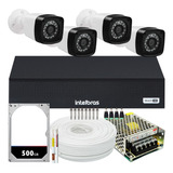 Kit Cftv 4 Cameras Segurança 1080p