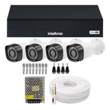 Kit Cftv 4 Cameras Segurança 720p