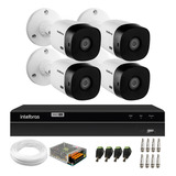 Kit Cftv 4 Câmeras Segurança Hd 720p Vhl 1120b Dvr Intelbras