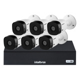 Kit Cftv 6 Cameras Segurança Intelbras